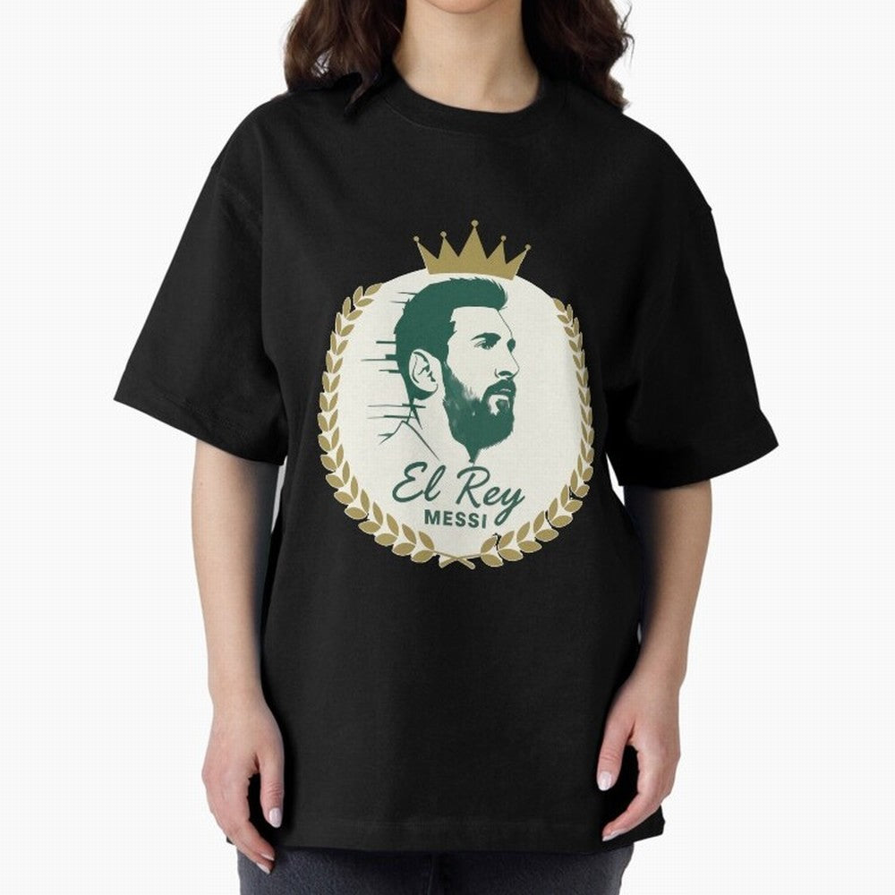 Messi 10, the best of all Oversized T-Shirt Celebrate Fan Favorites in FIFA World Cup 2026 for Fans of Messi, CR7 and Mbappe and Spain, Bringing Championship Spirit, Famous Goals, Roaring Crowds and International Football Unity; Built for