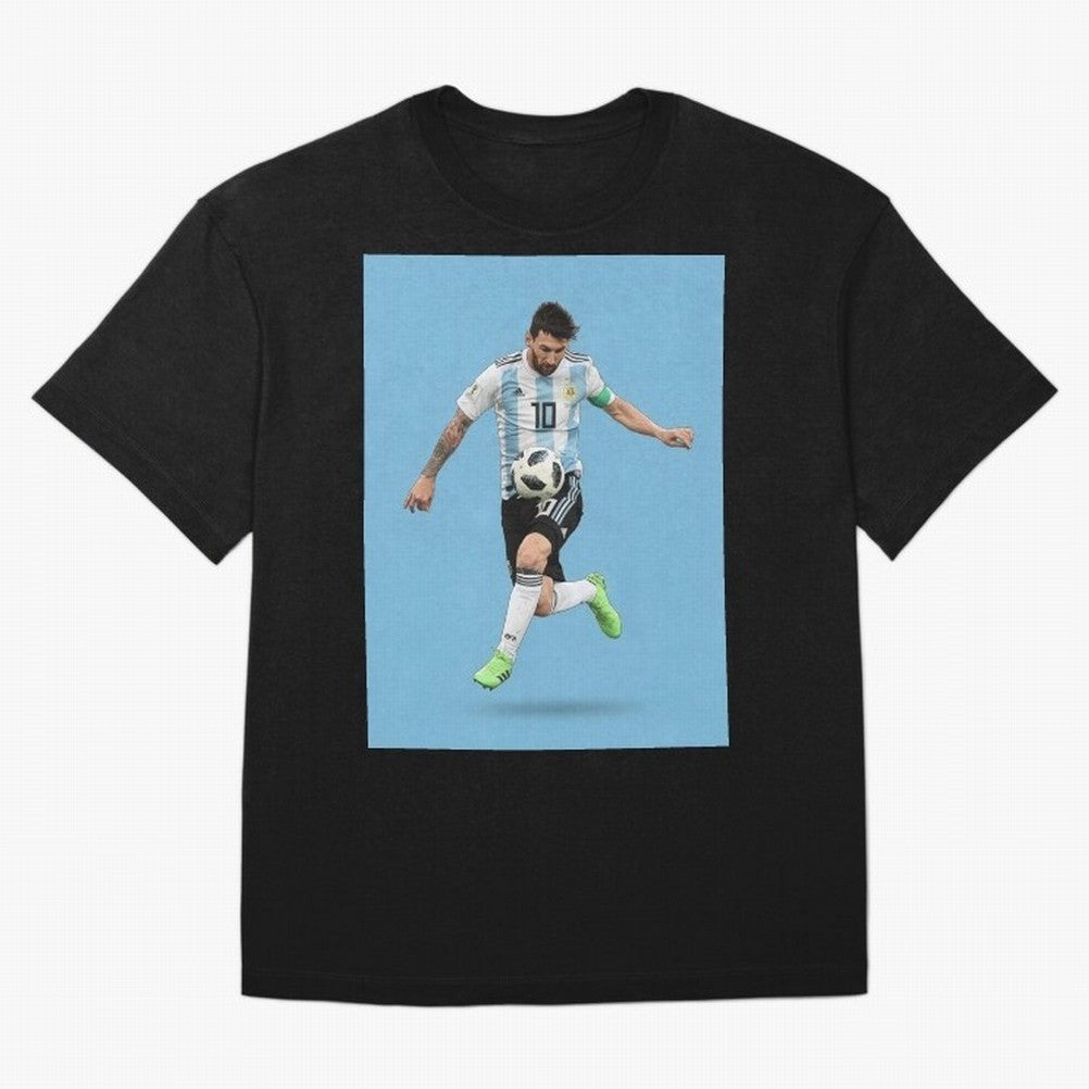 Leo Classic T-Shirt Capture Stadium Memories from FIFA World Cup 2026 Group Stage Spirit, Featuring England and Germany, Messi and Cristiano Ronaldo, Football Festival Excitement, Trophy Ambitions, Country Rivalries and Star Player Buzz; Created