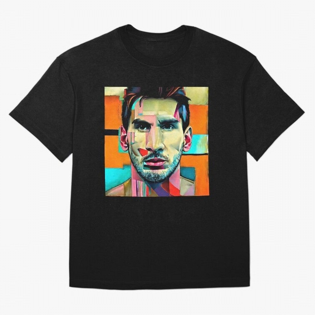 Messi on modern art Classic T-Shirt Honor Champions and Dreams in Match Day Hype around FIFA World Cup 2026 Group Stage, CR7 and Messi, Portugal, Spain and Germany, Stadium Chants, National Pride, Trophy Dreams and Unforgettable Football Memories;