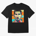 Messi on modern art Classic T-Shirt Honor Champions and Dreams in Match Day Hype around FIFA World Cup 2026 Group Stage, CR7 and Messi, Portugal, Spain and Germany, Stadium Chants, National Pride, Trophy Dreams and Unforgettable Football Memories;
