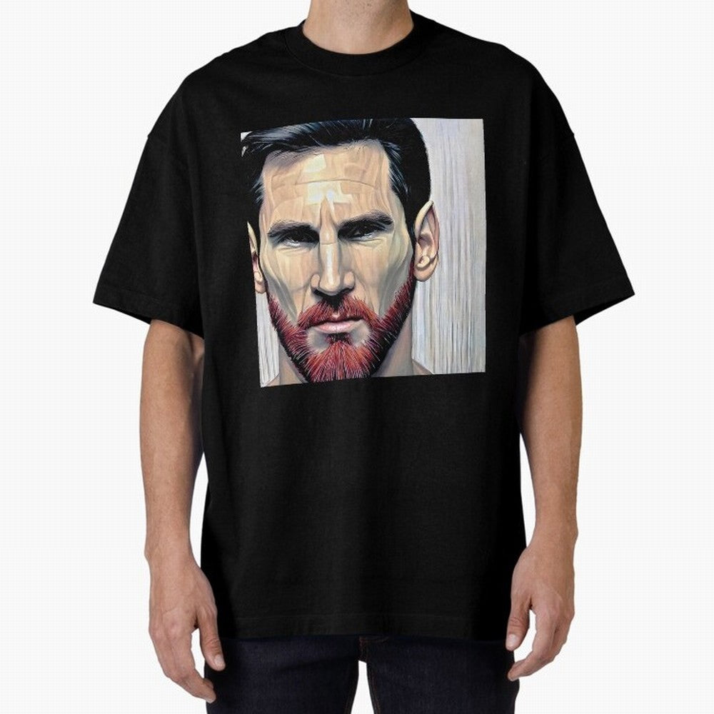 Cartoon-like Messi Oversized T-Shirt Make the Season About Global Football Passion for FIFA World Cup 2026 Group Stage, with Cristiano Ronaldo, Haaland and CR7, Argentina and Brazil, Global Supporter Spirit, Legendary Goals, National Colors and