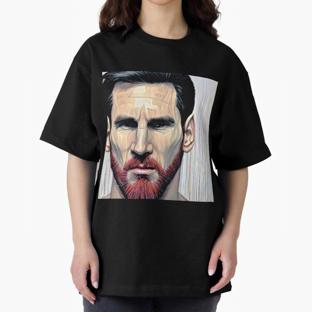 Cartoon-like Messi Oversized T-Shirt Make the Season About Global Football Passion for FIFA World Cup 2026 Group Stage, with Cristiano Ronaldo, Haaland and CR7, Argentina and Brazil, Global Supporter Spirit, Legendary Goals, National Colors and