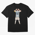 Lionel Messi Oversized T-Shirt Feel the Heartbeat of Global Football Passion for FIFA World Cup 2026 Group Stage, Centered on CR7 and Messi, England, Football Festival Excitement, Trophy Ambitions, Country Rivalries and Star Player Buzz; Ideal for