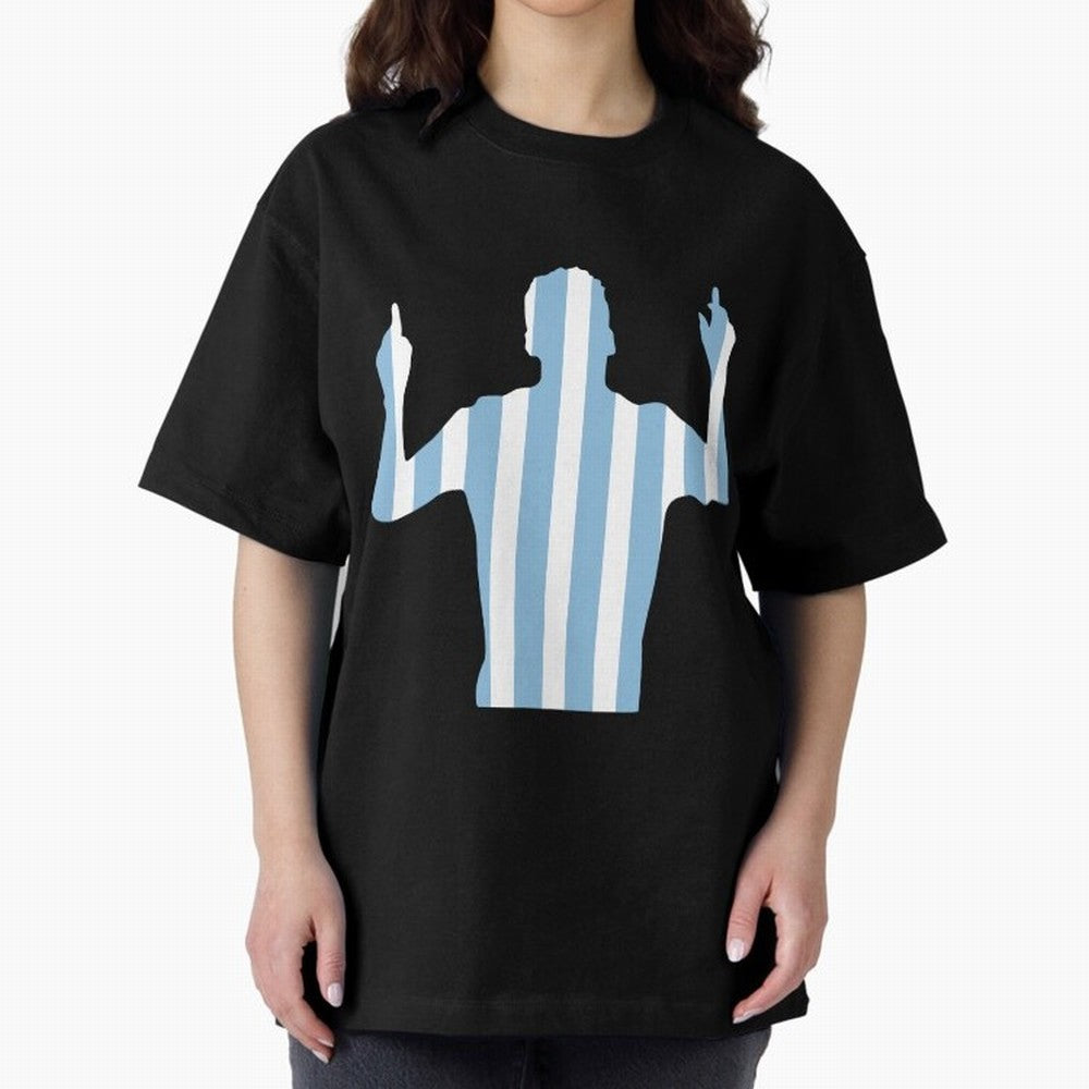 lionel Oversized T-Shirt Bring International Match Energy to FIFA World Cup 2026 Driven by Messi, CR7 and Mbappe, Argentina Energy, Goal Celebration Energy, Supporter Heritage, Football Icons and Worldwide Tournament Joy; Ideal for Football Dads,