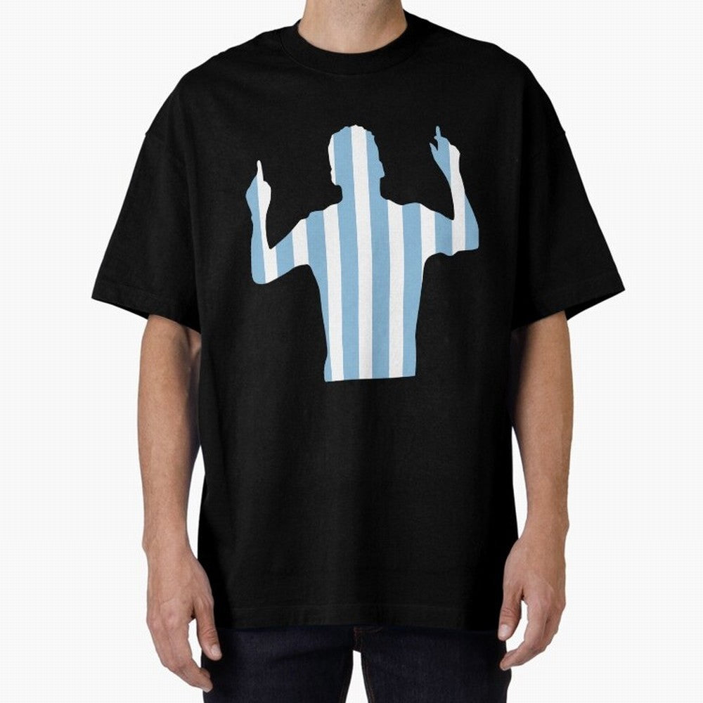lionel Oversized T-Shirt Bring International Match Energy to FIFA World Cup 2026 Driven by Messi, CR7 and Mbappe, Argentina Energy, Goal Celebration Energy, Supporter Heritage, Football Icons and Worldwide Tournament Joy; Ideal for Football Dads,