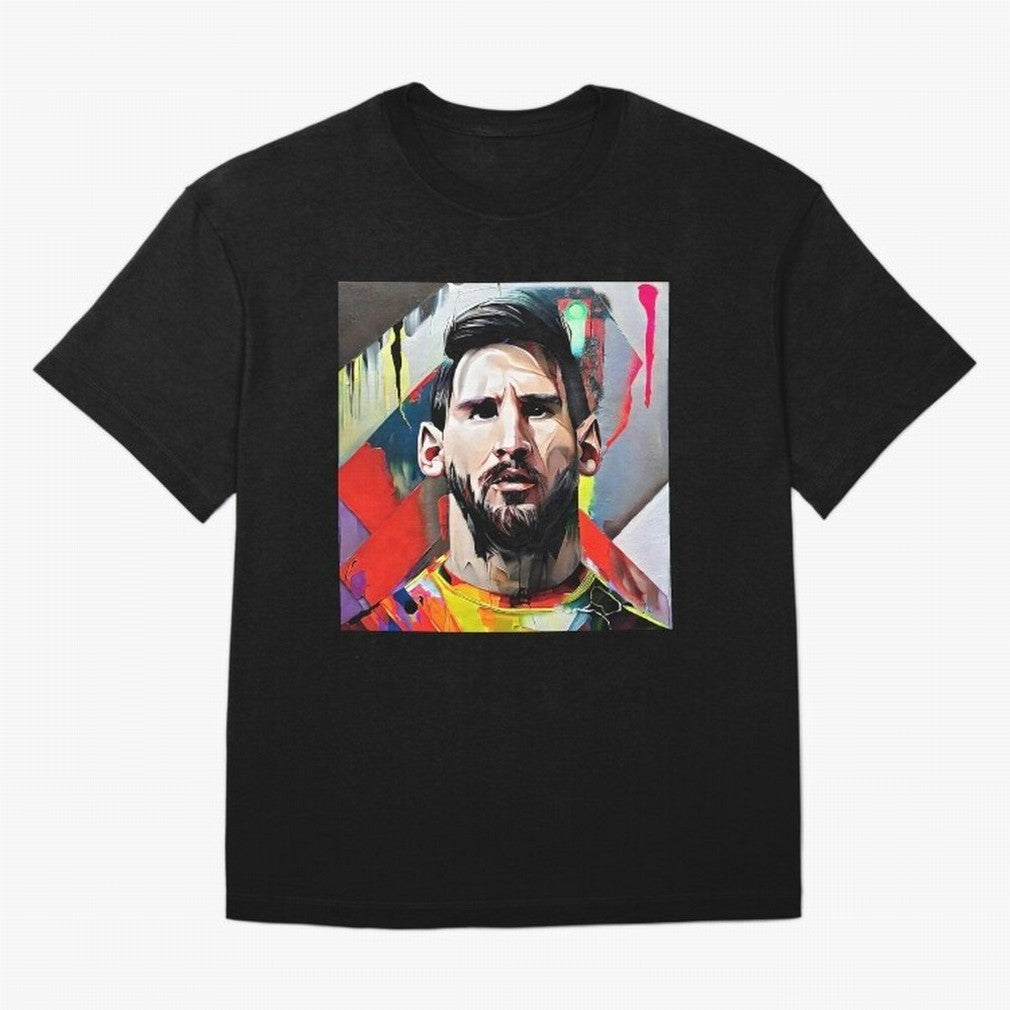 Billboard with Messi Boxy T-Shirt Carry the Colors and Pride of FIFA World Cup 2026 USA Canada Mexico Made for Mbappe and Neymar, Germany Energy, Worldwide Fan Energy, Dramatic Goals, Stadium Lights and Championship Celebrations; Perfect for Fans,