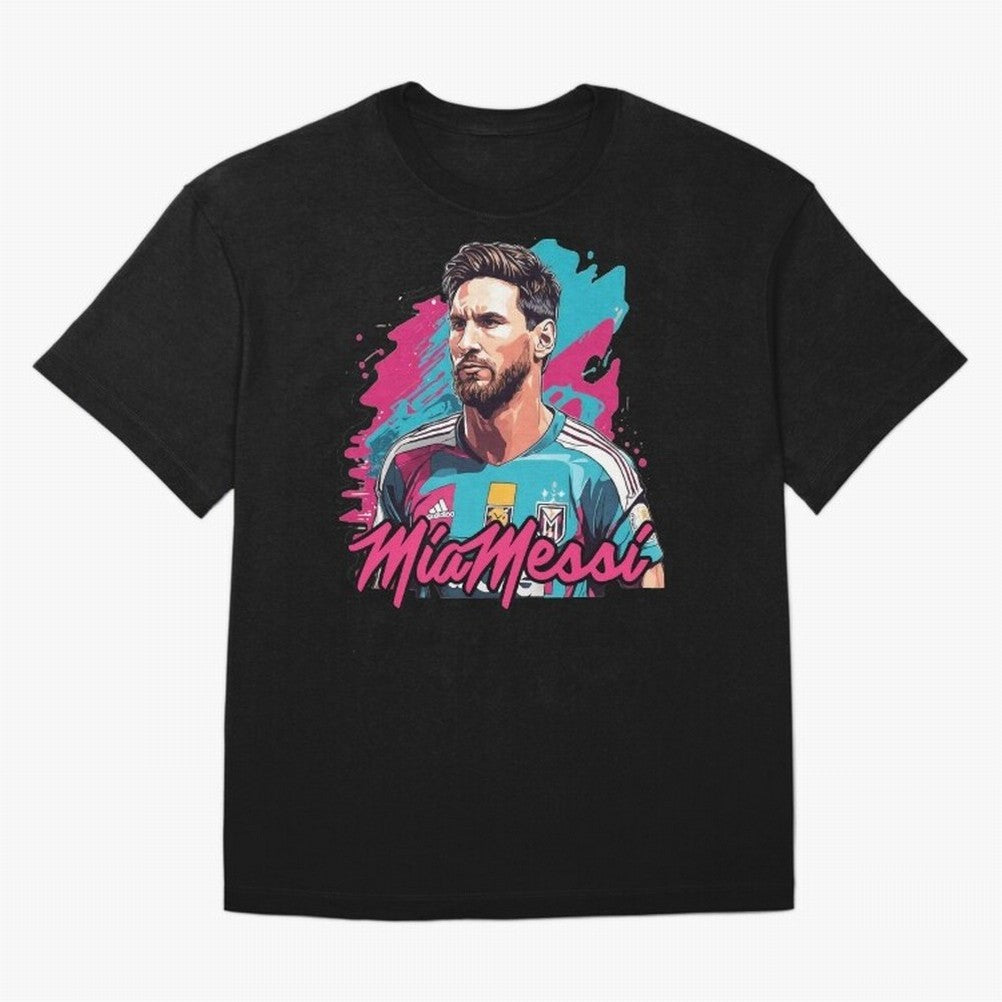 MiaMessi Premium Classic T-Shirt Bring Supporter Culture to FIFA World Cup 2026 USA Canada Mexico for Fans of Messi, Neymar and Mbappe and England, France and Netherlands, Bringing Football History, Final Match Energy, Crowd Noise and Once in a
