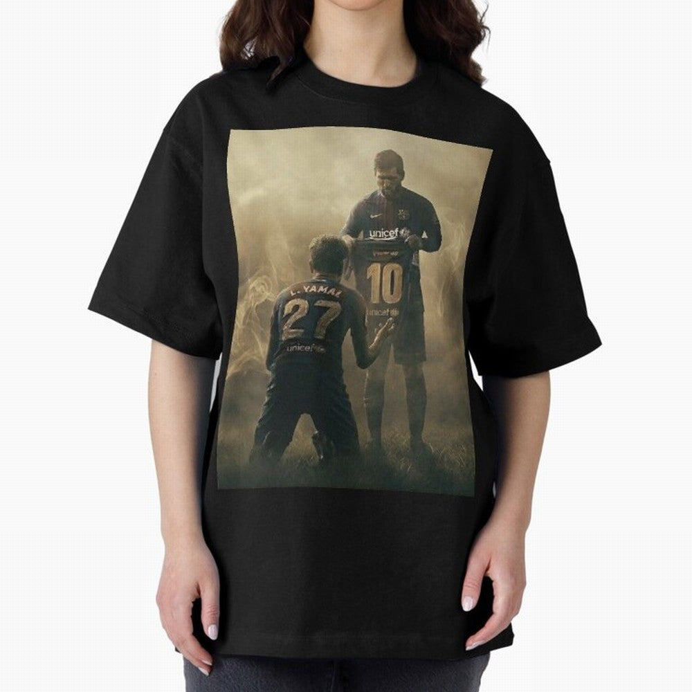 messi giving kamin yamal his shirt iconic design Classic T-Shirt Feel the Trophy Chase of Global Football Passion for FIFA World Cup 2026 USA Canada Mexico, with Neymar, Haaland and Cristiano Ronaldo, England and Germany, Champion Mindset, Group