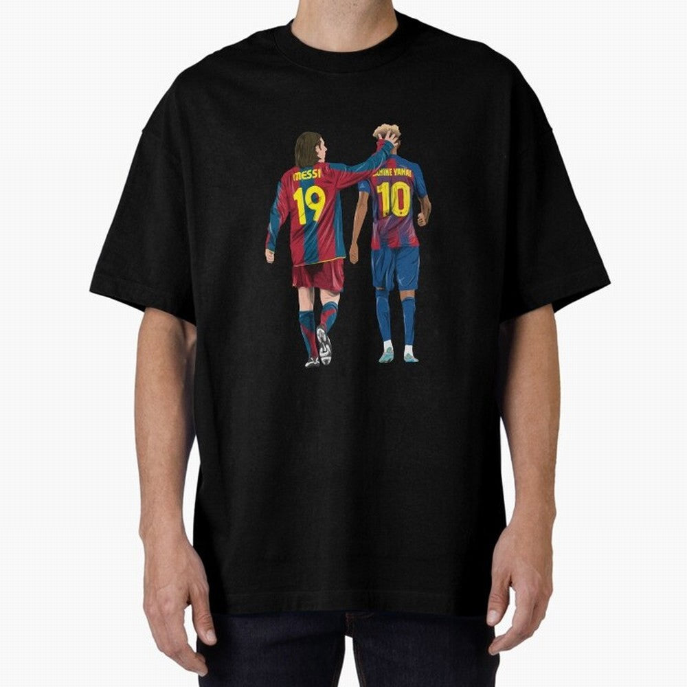 Lionel Messi and Friend Oversized T-Shirt Cheer through Every Moment of Match Day Hype around FIFA World Cup 2026 USA Canada Mexico, Messi, Neymar and Mbappe, Spain and Netherlands, Fan Favorite Moments, National Team Passion, Big Match Drama and