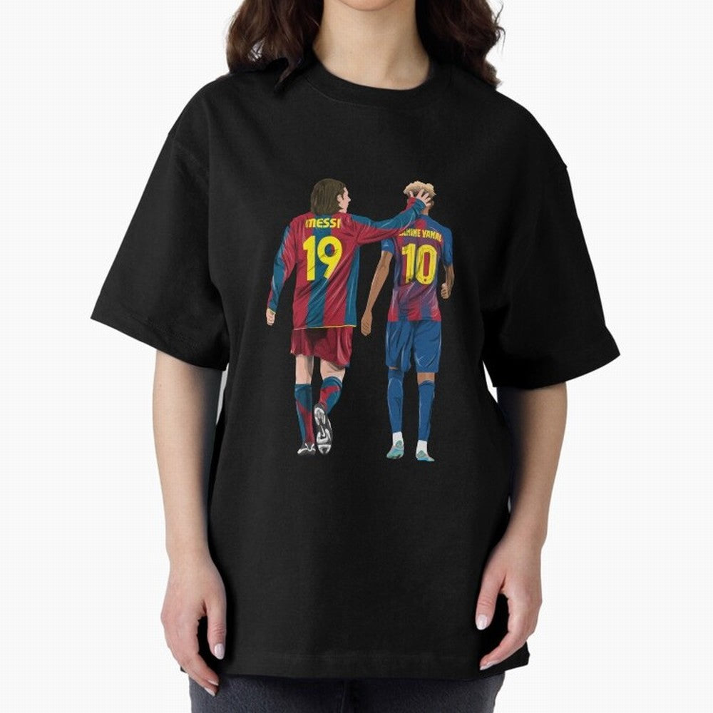 Lionel Messi and Friend Oversized T-Shirt Cheer through Every Moment of Match Day Hype around FIFA World Cup 2026 USA Canada Mexico, Messi, Neymar and Mbappe, Spain and Netherlands, Fan Favorite Moments, National Team Passion, Big Match Drama and