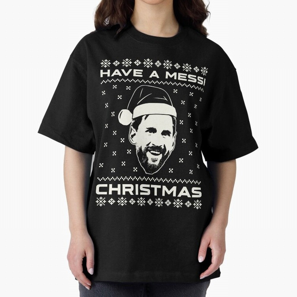 Lionel Messi Christmas Classic T-Shirt Join the Global Buzz around FIFA World Cup 2026 USA Canada Mexico for Fans of Cristiano Ronaldo, Haaland and CR7 and Germany, Bringing Football Festival Excitement, Trophy Ambitions, Country Rivalries and Star