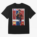 Lionel Messi 2009 UCL Barcelona Poster Oversized T-Shirt Carry the Colors and Pride of Match Day Hype around FIFA World Cup 2026, Messi and Cristiano Ronaldo, England, Match Day Excitement, Supporter Culture, Golden Goals and Global Football