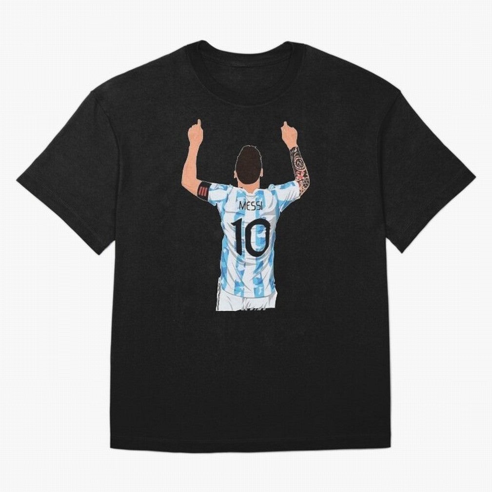 Lionel Messi Oversized T-Shirt Create FIFA World Cup 2026 for Fans of Messi, Neymar and Mbappe and Spain, Bringing Championship Spirit, Famous Goals, Roaring Crowds and International Football Unity; Great for Watch Parties, Sports Bars, Family