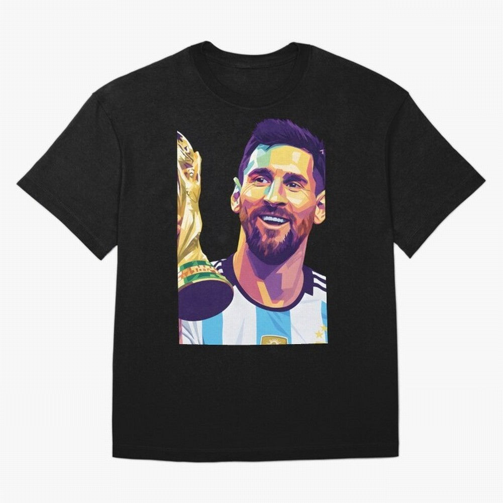 Messi wpap pop art Classic T-Shirt Celebrate Supporters United by Match Day Hype around FIFA World Cup 2026, Mbappe, Argentina, Soccer Culture, Superstar Moments, National Team Dreams and Competitive Fire; Great for Supporters Who Love Legendary