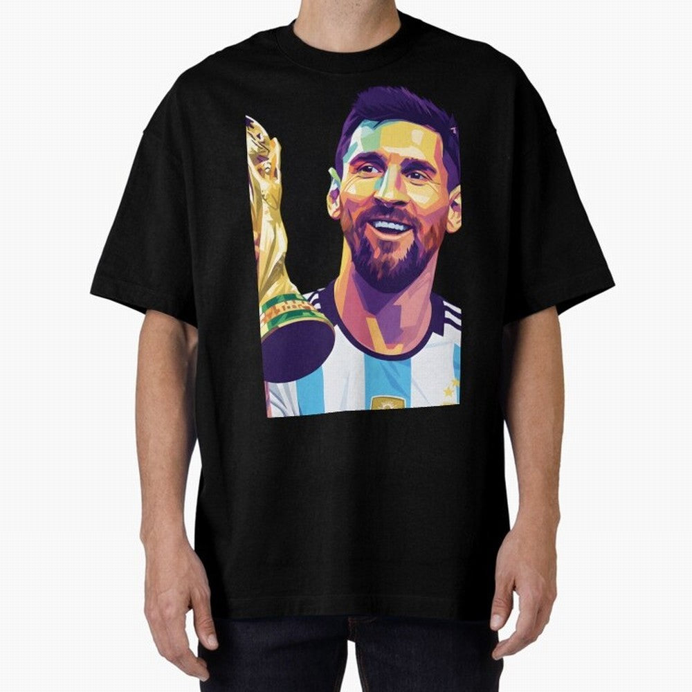 Messi wpap pop art Classic T-Shirt Celebrate Supporters United by Match Day Hype around FIFA World Cup 2026, Mbappe, Argentina, Soccer Culture, Superstar Moments, National Team Dreams and Competitive Fire; Great for Supporters Who Love Legendary