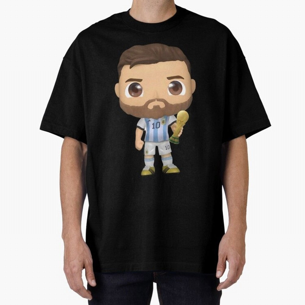 Messi_Champion Oversized T-Shirt Turn Every Weekend Toward FIFA World Cup 2026 Connected to Mbappe, Spain Energy, Stadium Chants, National Pride, Trophy Dreams and Unforgettable Football Memories; Created for Match Day Parties, Soccer Gifts, Fan
