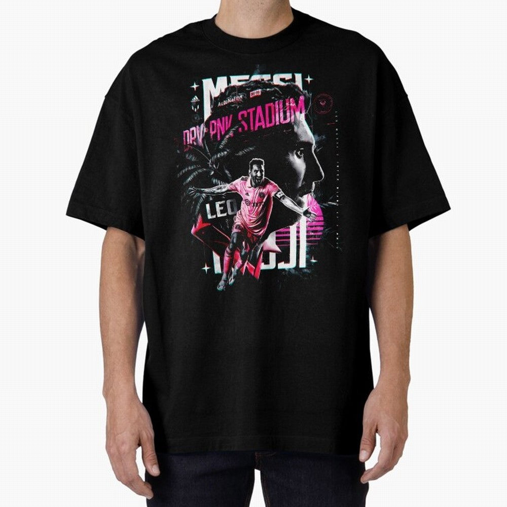 The King Leo Messi Legend Oversized T-Shirt Turn Every Weekend Toward Match Day Hype around FIFA World Cup 2026 USA Canada Mexico, Mbappe, Argentina, Football History, Final Match Energy, Crowd Noise and Once in a Lifetime Moments; Built for