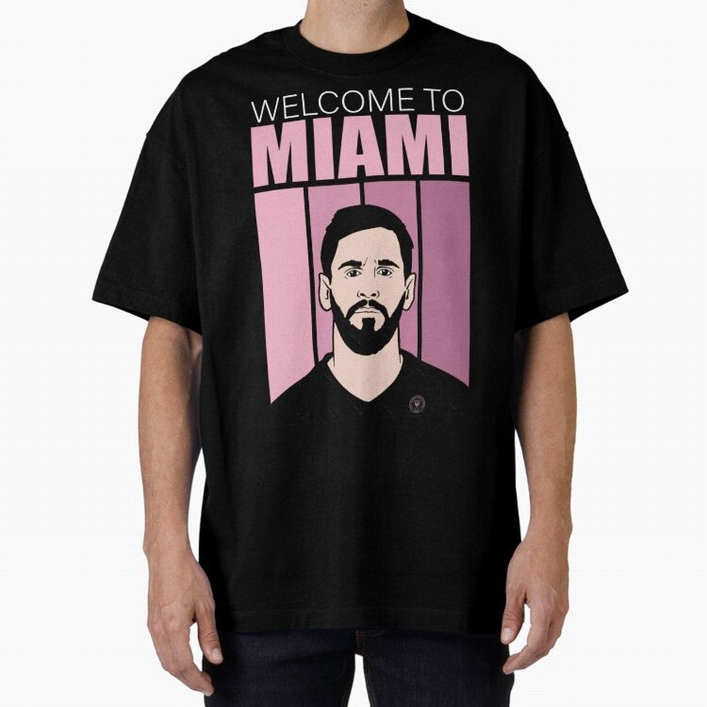 The King Leo Messi Legend Oversized T-Shirt Relive Legendary Nights from the FIFA World Cup 2026 USA Canada Mexico Journey through Messi, CR7 and Mbappe Highlights, Brazil Pride, Worldwide Fan Energy, Dramatic Goals, Stadium Lights and Championship