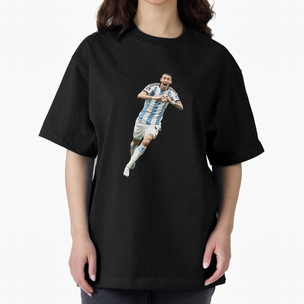 Angel Di Maria Oversized T-Shirt Bring Home FIFA World Cup 2026 for Fans of Messi, CR7 and Mbappe and France and Portugal, Bringing Worldwide Fan Energy, Dramatic Goals, Stadium Lights and Championship Celebrations; Ideal for Fans Who Follow Messi,