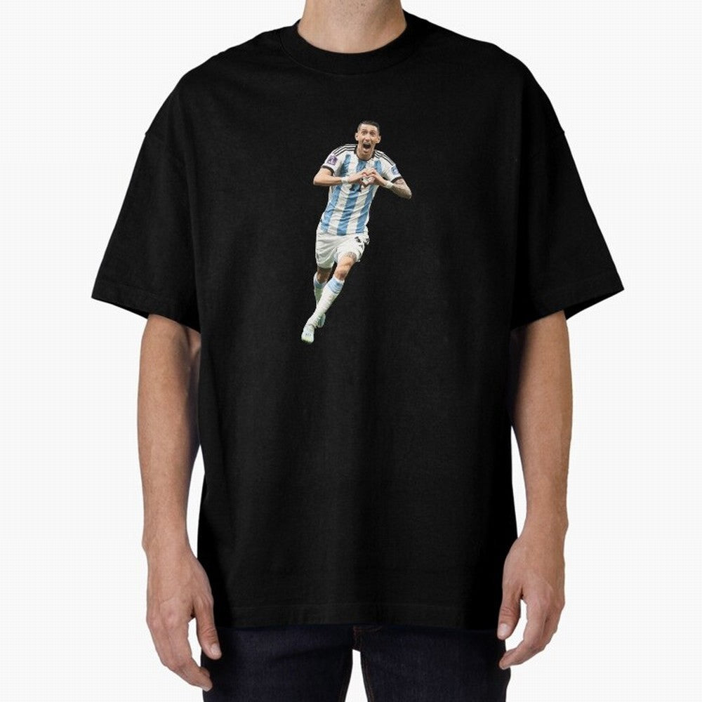 Angel Di Maria Oversized T-Shirt Bring Home FIFA World Cup 2026 for Fans of Messi, CR7 and Mbappe and France and Portugal, Bringing Worldwide Fan Energy, Dramatic Goals, Stadium Lights and Championship Celebrations; Ideal for Fans Who Follow Messi,