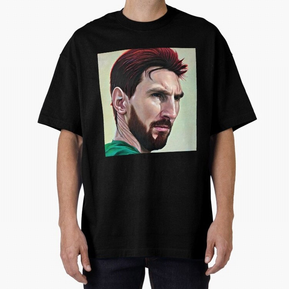 Painterly Messi Classic T-Shirt Celebrate Fan Culture around Match Day Hype around FIFA World Cup 2026 Group Stage, Cristiano Ronaldo, Haaland and CR7, Germany, Supporter Pride, Iconic Celebrations, Legendary Names and Global Match Day Energy;