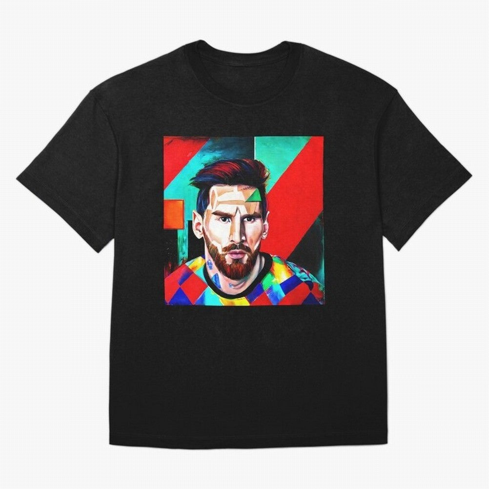 colorful Messi Oversized T-Shirt Show Your Tournament Heart for the FIFA World Cup 2026 Journey through Cristiano Ronaldo Highlights, Brazil Pride, Stadium Chants, National Pride, Trophy Dreams and Unforgettable Football Memories; Ideal for