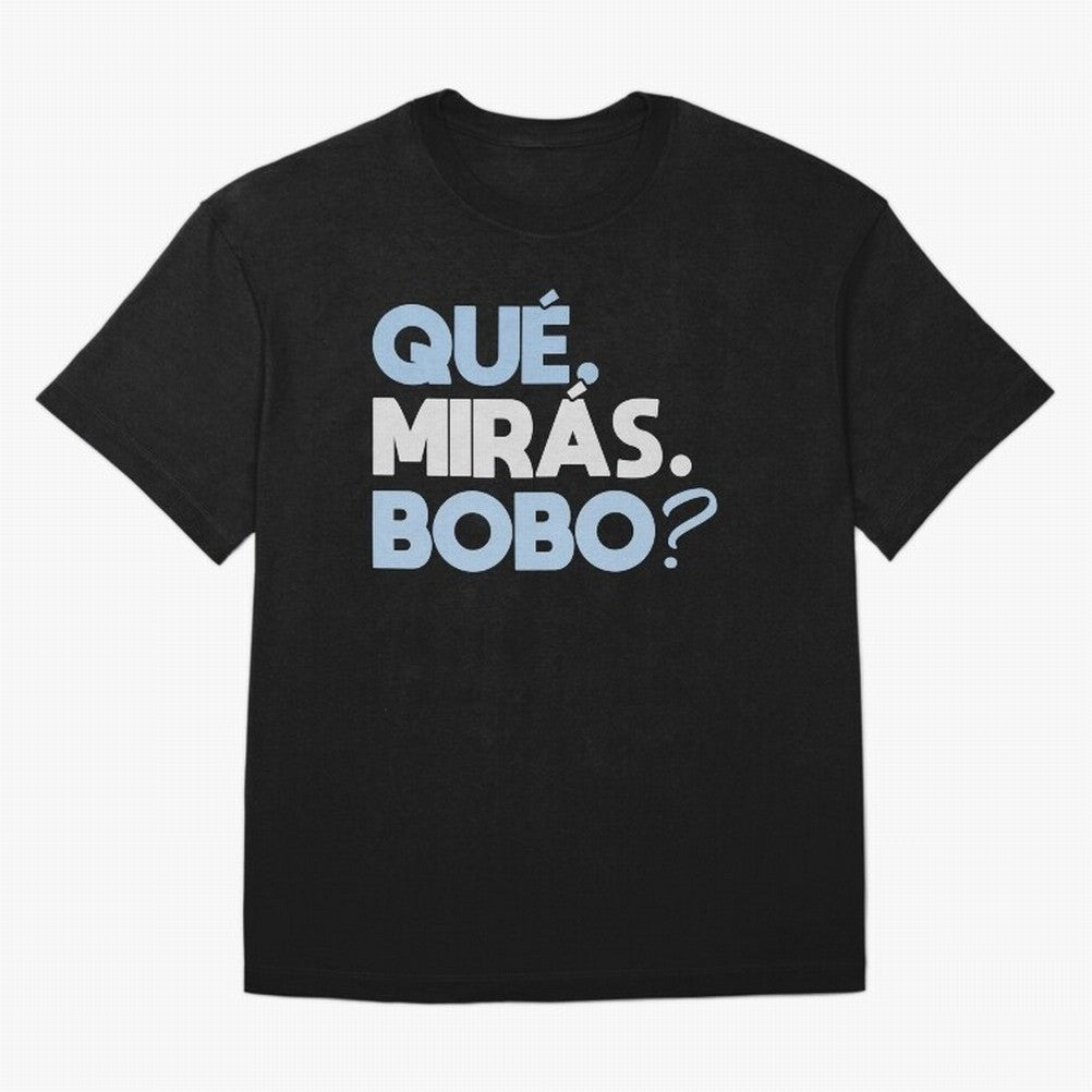 Que miras bobo Classic T-Shirt Spotlight Global Football Passion for FIFA World Cup 2026 Group Stage, Centered on Messi, CR7 and Mbappe, Portugal, Spain and Germany, Football Festival Excitement, Trophy Ambitions, Country Rivalries and Star Player