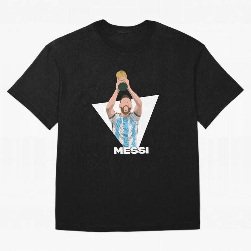 messi Classic T-Shirt Support FIFA World Cup 2026 for Fans of Messi and Argentina and Brazil, Bringing Vintage Soccer Flavor, Modern Football Stars, National Flags and Final Night Emotion; Great for Supporters Who Love Legendary Players, National