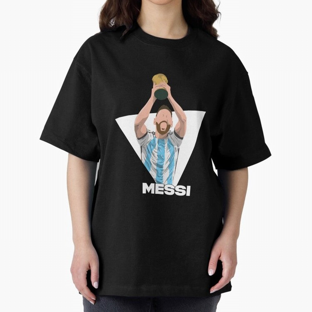 messi Classic T-Shirt Support FIFA World Cup 2026 for Fans of Messi and Argentina and Brazil, Bringing Vintage Soccer Flavor, Modern Football Stars, National Flags and Final Night Emotion; Great for Supporters Who Love Legendary Players, National