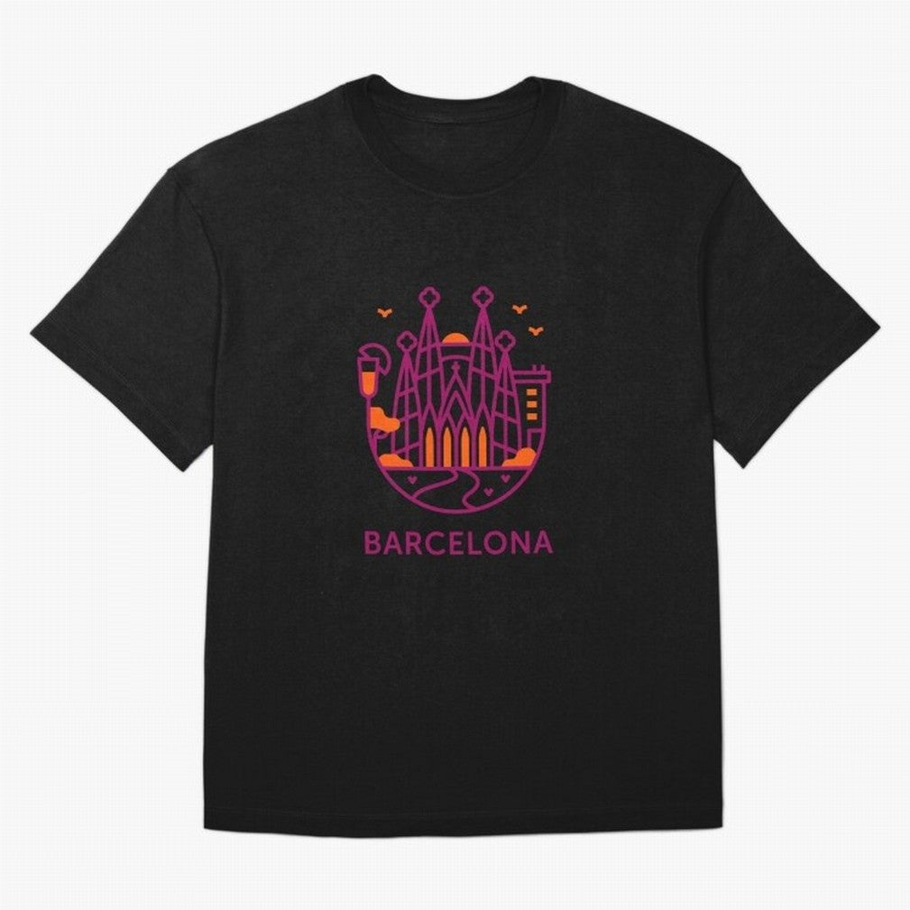 Luggage Barcelona Oversized T-Shirt Bring Trophy Dreams to Global Football Passion for FIFA World Cup 2026 Group Stage, Driven by Cristiano Ronaldo, France and Portugal, Soccer Culture, Superstar Moments, National Team Dreams and Competitive Fire;