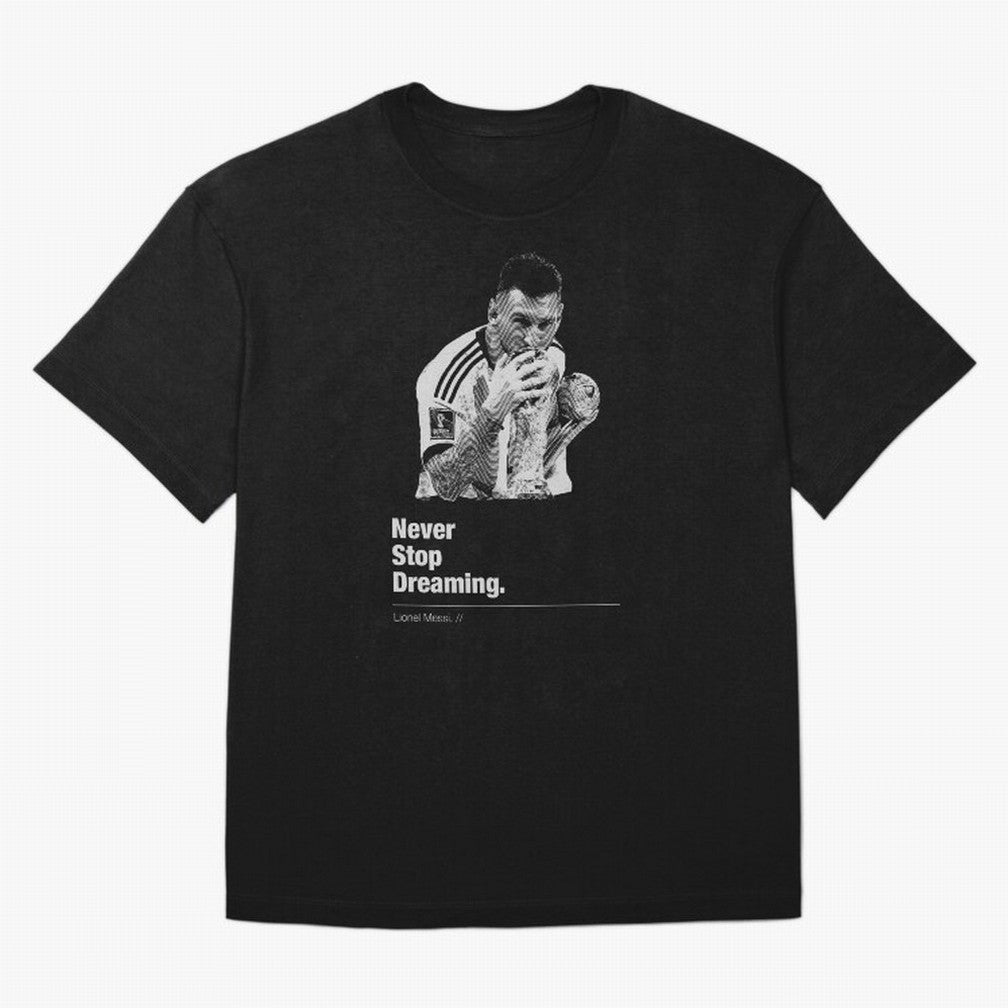 Never Stop Dreaming Classic T-Shirt Celebrate the Magic of FIFA World Cup 2026 Spirit, Made for Argentina and Brazil, Messi, Neymar and Mbappe, Retro Football Energy, Iconic Rivalries, Trophy Chase Drama and Stadium Atmosphere; Perfect for Fans,