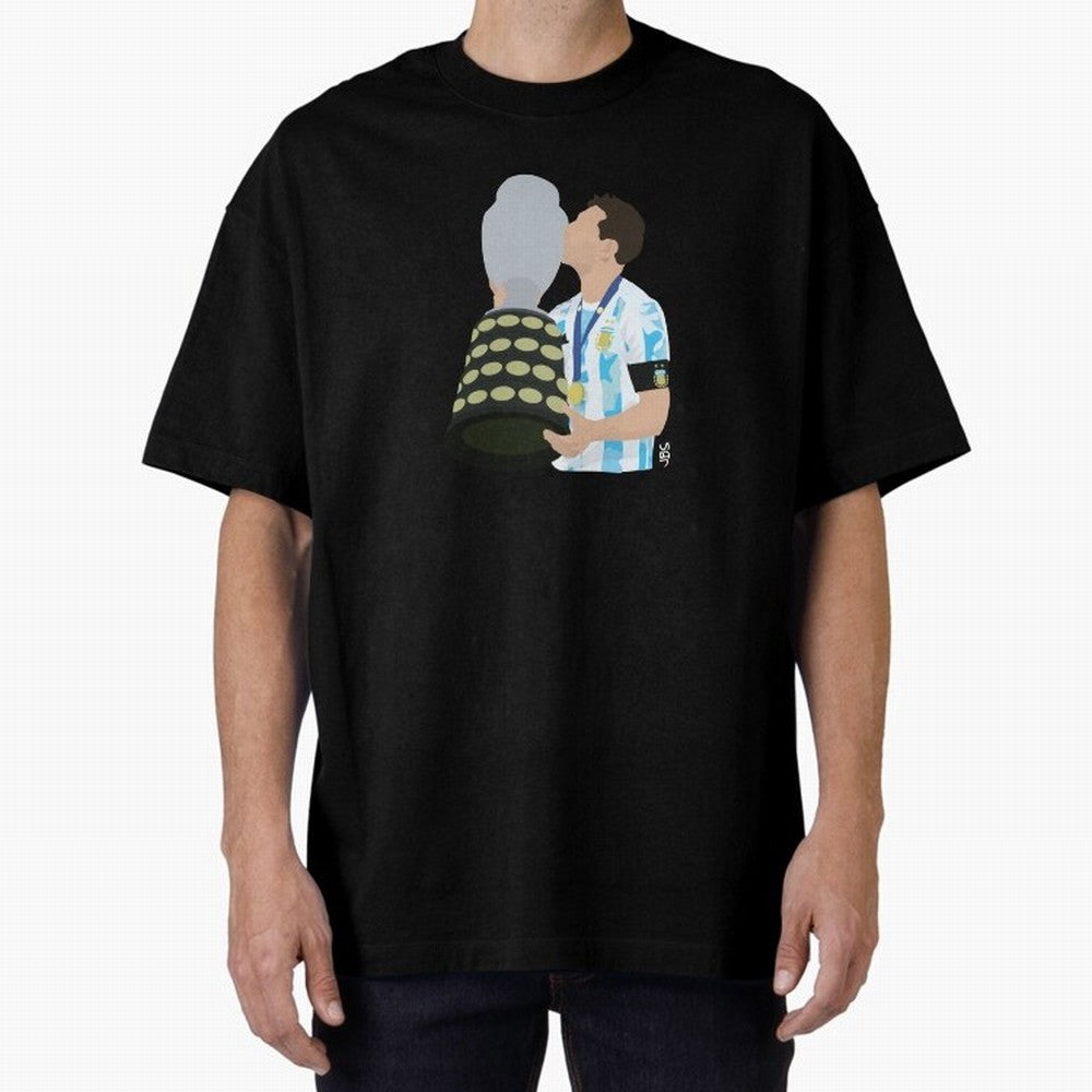 Lionel Messi Champion of America Classic T-Shirt Relive Legendary Nights from Match Day Hype around FIFA World Cup 2026 Group Stage, Messi and Cristiano Ronaldo, Portugal, Spain and Germany, Championship Spirit, Famous Goals, Roaring Crowds and
