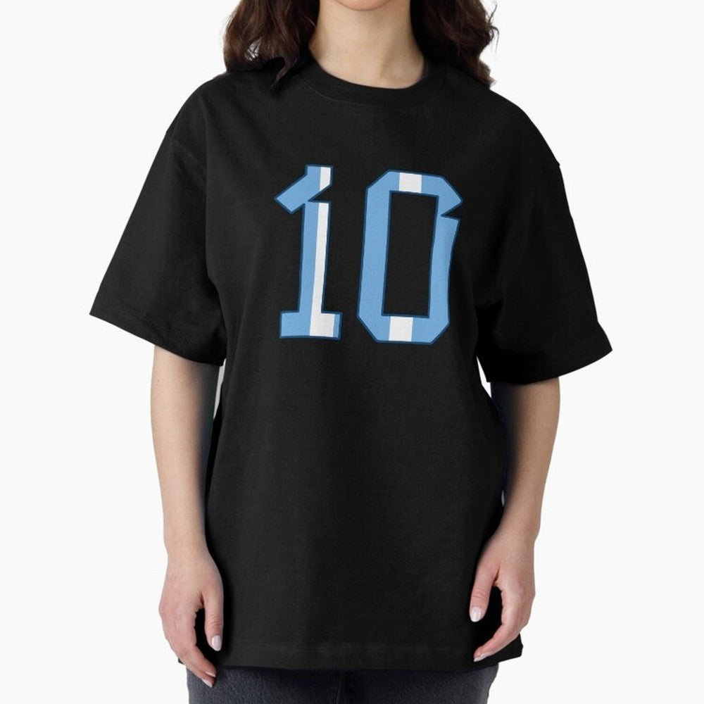 10 - Lionel Messi - Argentina Colours Classic T-Shirt Celebrate Fan Favorites in Match Day Hype around FIFA World Cup 2026 USA Canada Mexico, Neymar, Haaland and Cristiano Ronaldo, Portugal, Spain and Germany, Worldwide Fan Energy, Dramatic Goals,