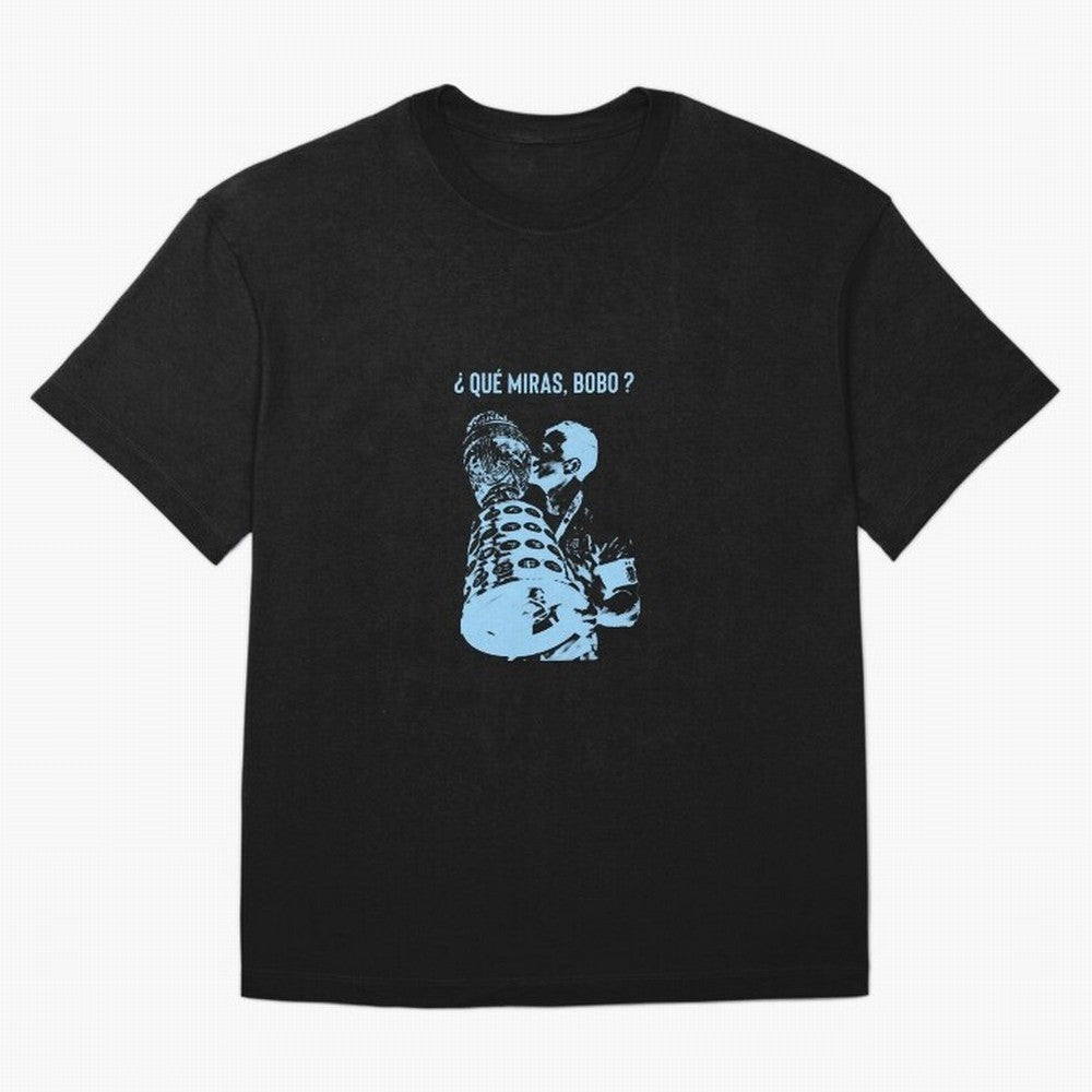 ?Que miras bobo? Oversized T-Shirt Bring Stadium Energy to the FIFA World Cup 2026 Group Stage Journey through Haaland Highlights, Spain Pride, Game Day Rituals, Football Legends, Country Pride and the Road to the Final; Ideal for Passionate Fans