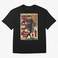 Retro 70's Japanese Messi Oversized T-Shirt Feel the Trophy Chase of Match Day Hype around FIFA World Cup 2026 USA Canada Mexico, Neymar, Haaland and Cristiano Ronaldo, Argentina, Champion Mindset, Group Stage Buzz, Knockout Tension and Passionate