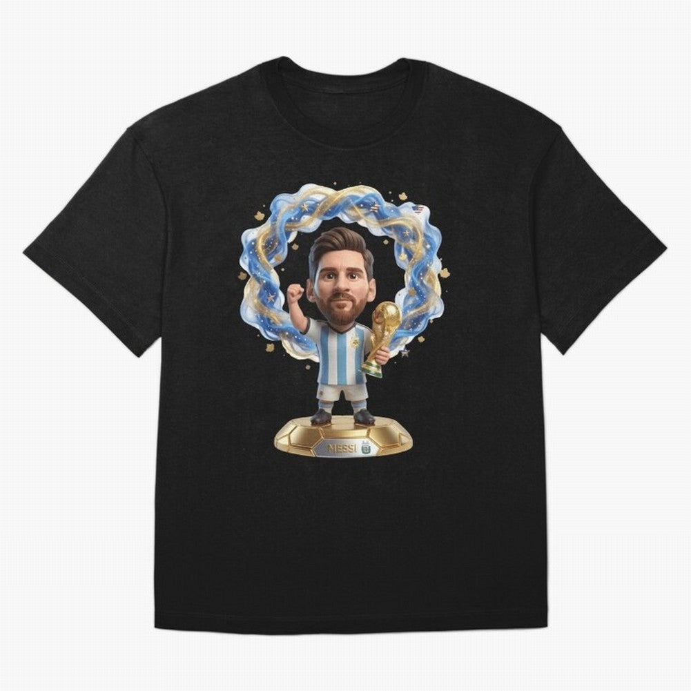 Messi Argentina 2026 - Legend Soccer Chibi 3D Classic T-Shirt Build FIFA World Cup 2026 Group Stage Spirit, Made for Netherlands, Messi, Soccer Culture, Superstar Moments, National Team Dreams and Competitive Fire; Perfect for People Who Love