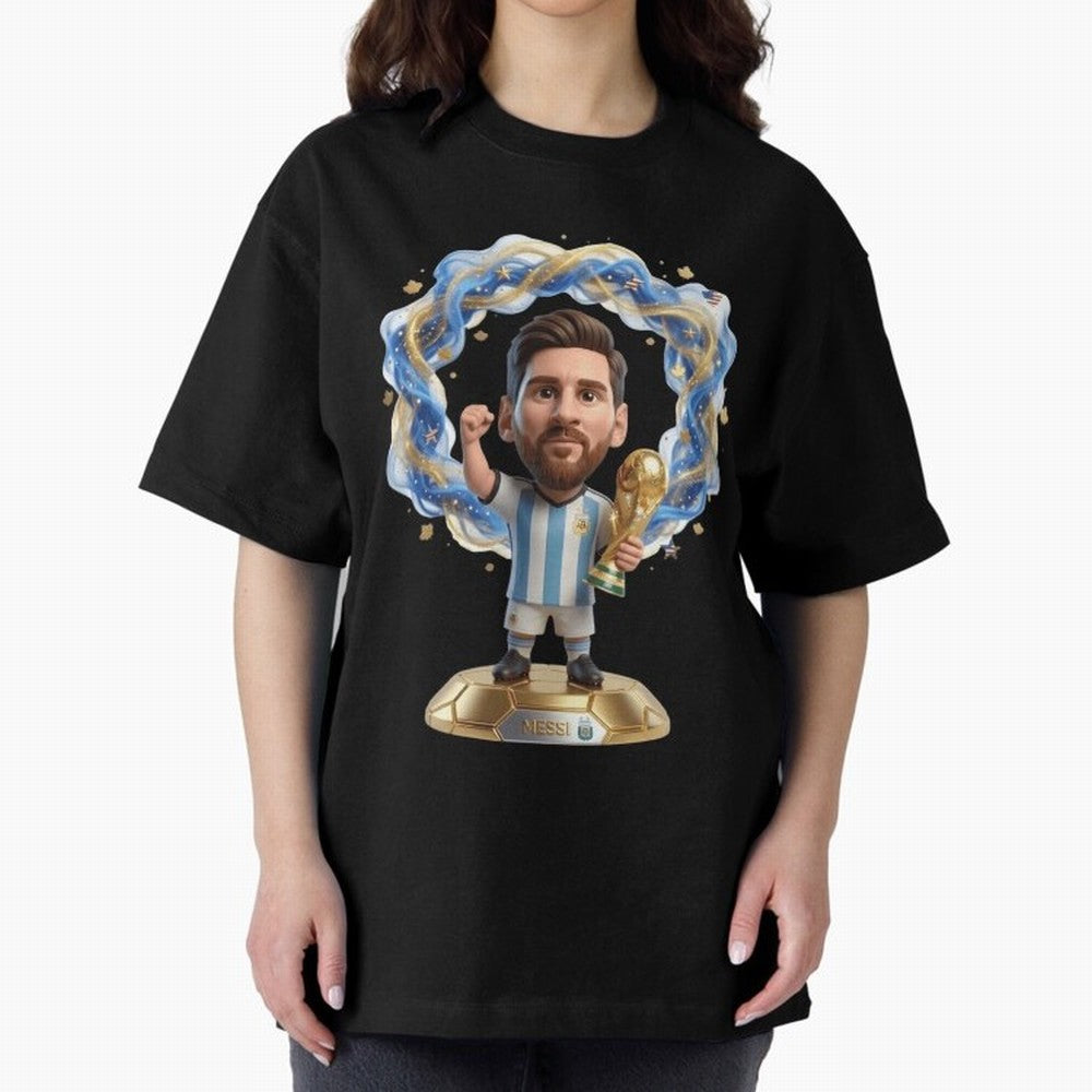 Messi Argentina 2026 - Legend Soccer Chibi 3D Classic T-Shirt Build FIFA World Cup 2026 Group Stage Spirit, Made for Netherlands, Messi, Soccer Culture, Superstar Moments, National Team Dreams and Competitive Fire; Perfect for People Who Love