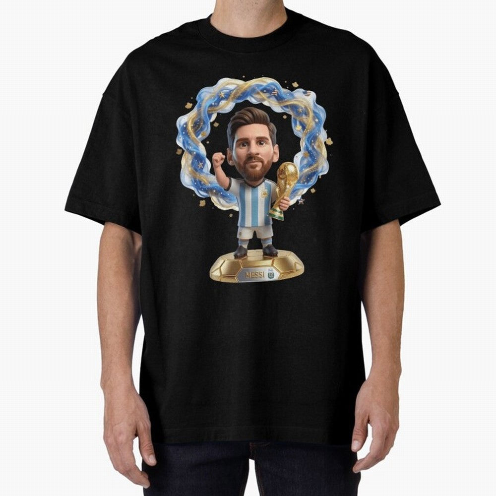 Messi Argentina 2026 - Legend Soccer Chibi 3D Classic T-Shirt Build FIFA World Cup 2026 Group Stage Spirit, Made for Netherlands, Messi, Soccer Culture, Superstar Moments, National Team Dreams and Competitive Fire; Perfect for People Who Love