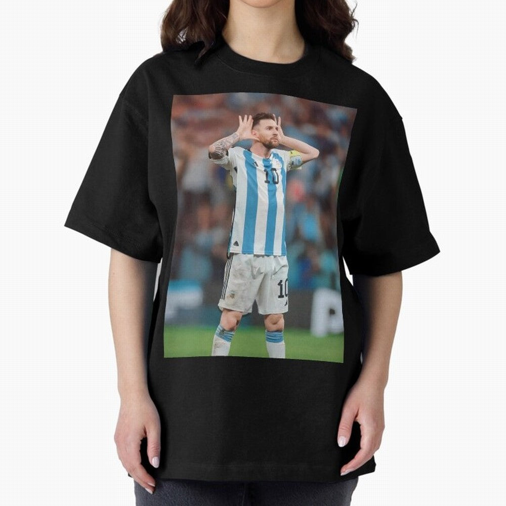 Lionel Messi In Qatar Wolrd Cup Classic T-Shirt Show Up for the Glory of FIFA World Cup 2026 Group Stage Connected to Messi, CR7 and Mbappe, Netherlands Energy, Classic Soccer Heritage, Championship Pressure, Fan Loyalty and International Pride;