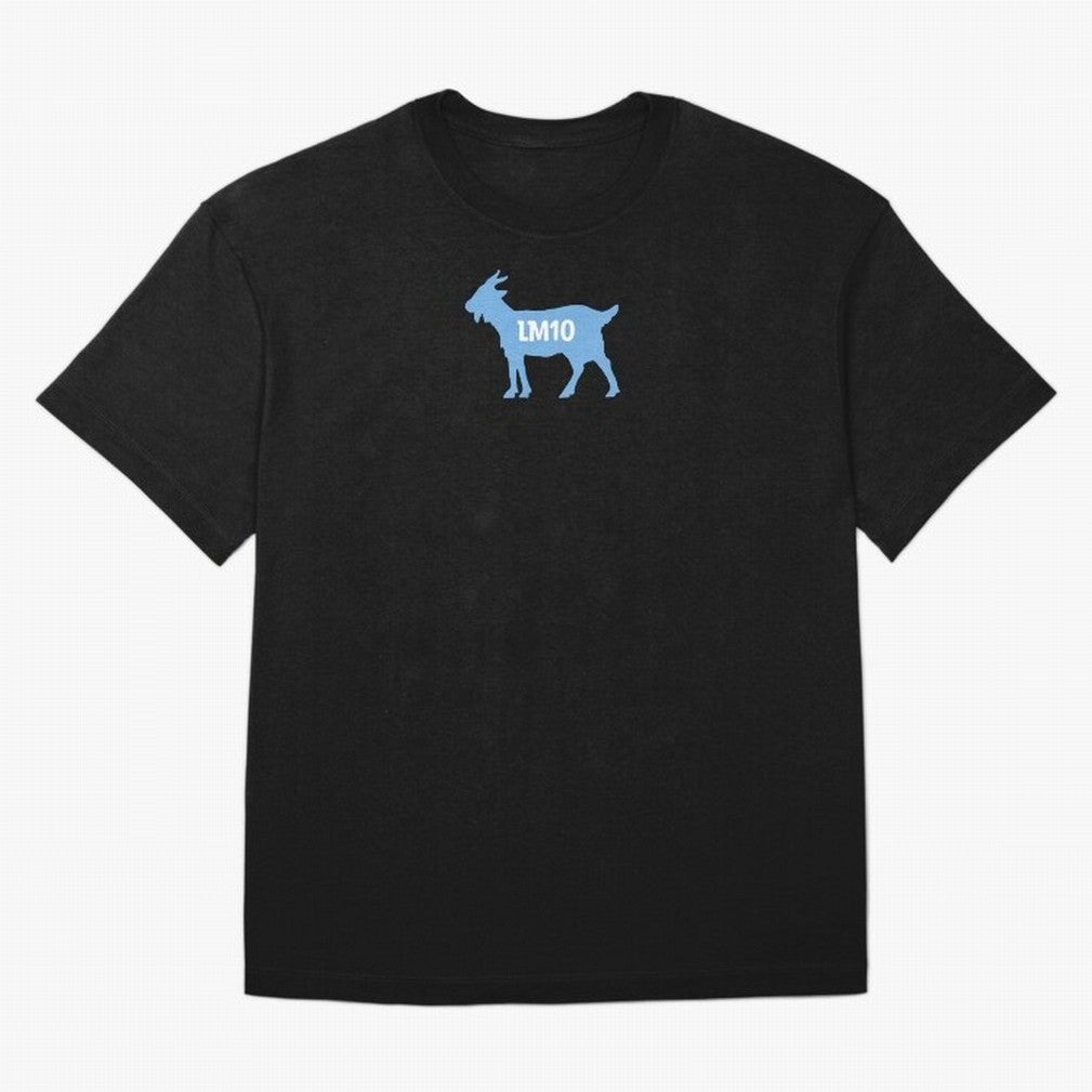 LM10 GOAT - Lionel Messi Oversized T-Shirt Feel Global Football Passion for FIFA World Cup 2026 USA Canada Mexico, Capturing Messi and Cristiano Ronaldo, France, Fan Favorite Moments, National Team Passion, Big Match Drama and Soccer History; Made