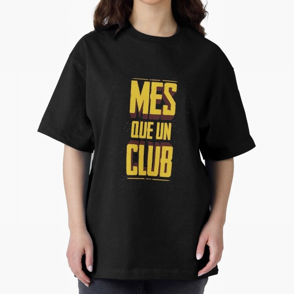 MES QUE UN CLUB Classic T-Shirt Join Supporters Worldwide for Global Football Passion for FIFA World Cup 2026 Group Stage, Connected to Messi and Cristiano Ronaldo, Brazil, Championship Spirit, Famous Goals, Roaring Crowds and International