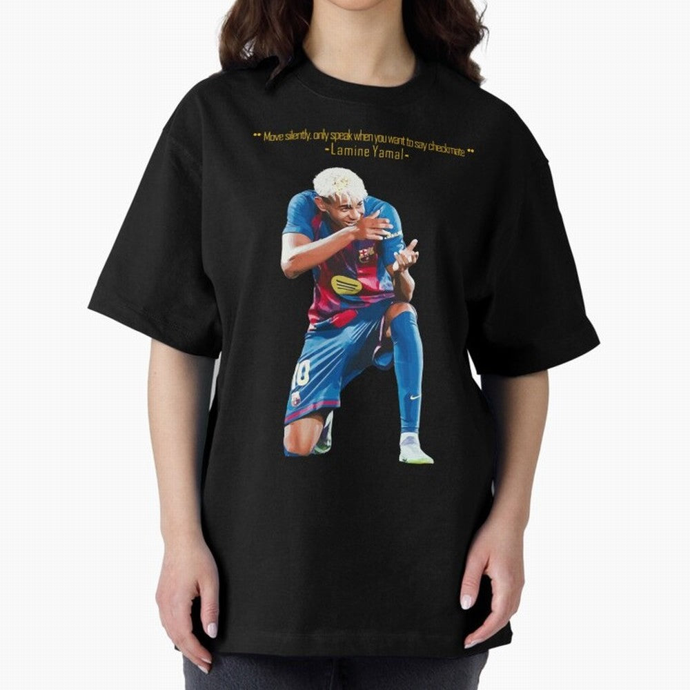 Move Silently Only Speak When You Want To Say Checkmate Lamine Yamal Classic T-Shirt Make the Season About Global Football Passion for FIFA World Cup 2026 Group Stage, with Cristiano Ronaldo, Haaland and CR7, Argentina and Brazil, Global Supporter