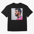 Vibrant Artistic Portrait of Lionel Messi (GOAT) - Digital painting (Version 5) Classic T-Shirt Celebrate Rivalries and Pride in Match Day Hype around FIFA World Cup 2026 Group Stage, Messi, Netherlands, Vintage Soccer Flavor, Modern Football