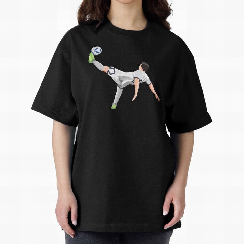 Messi Bicycle Kick Oversized T-Shirt Bring Legendary Rivalry Energy to FIFA World Cup 2026 USA Canada Mexico Spirit, Connected to France, Haaland and Mbappe, Match Day Excitement, Supporter Culture, Golden Goals and Global Football Passion; Made