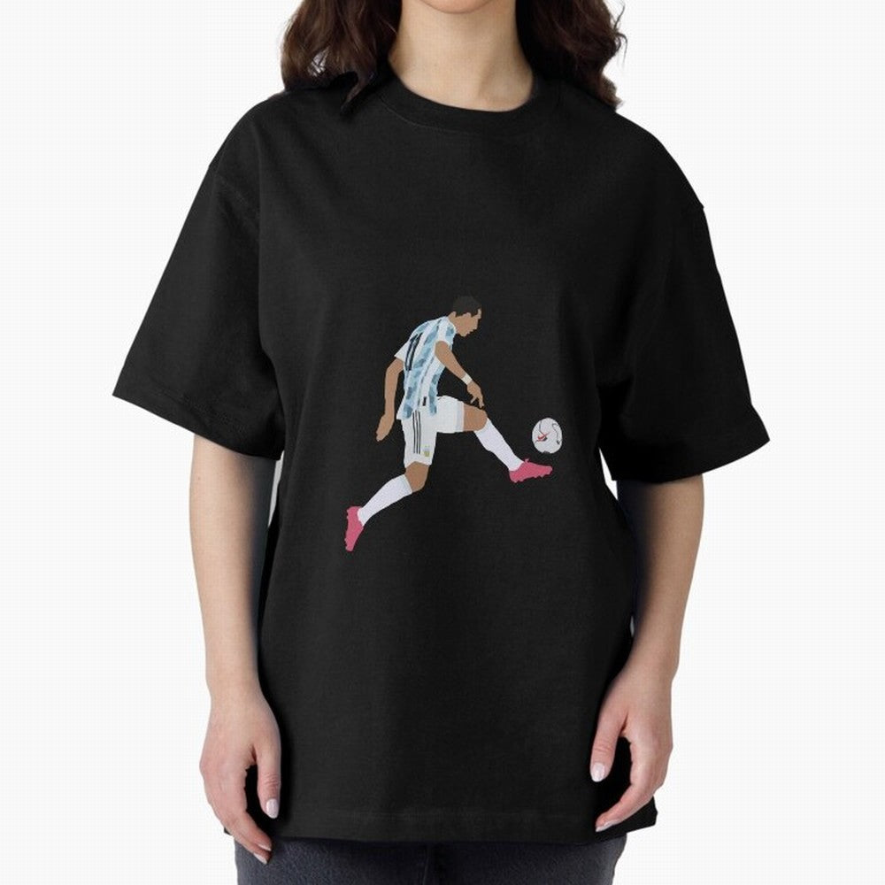 Angel Di Maria Argentina Football Player Classic T-Shirt Follow the Final Road of FIFA World Cup 2026 Spirit, Capturing France and Portugal, Messi and Cristiano Ronaldo, Goal Celebration Energy, Supporter Heritage, Football Icons and Worldwide