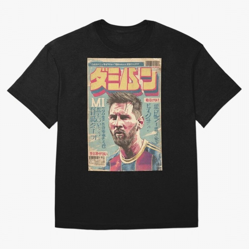 Messi the Goat Japanese Vintage Poster Classic T-Shirt Follow Global Football Passion for FIFA World Cup 2026, Celebrating Haaland, Portugal, Spain and Germany, Stadium Chants, National Pride, Trophy Dreams and Unforgettable Football Memories;