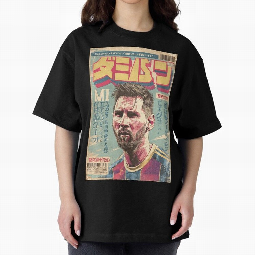 Messi the Goat Japanese Vintage Poster Classic T-Shirt Follow Global Football Passion for FIFA World Cup 2026, Celebrating Haaland, Portugal, Spain and Germany, Stadium Chants, National Pride, Trophy Dreams and Unforgettable Football Memories;