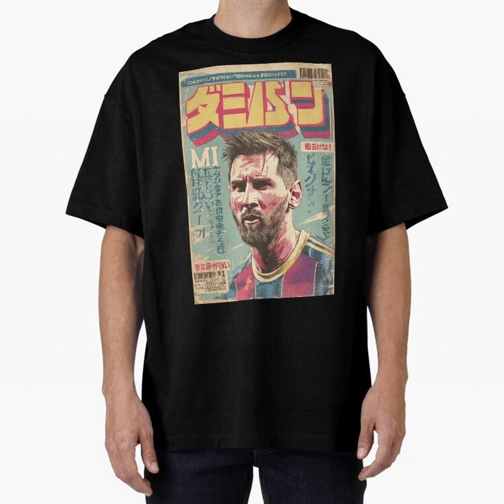 Messi the Goat Japanese Vintage Poster Classic T-Shirt Follow Global Football Passion for FIFA World Cup 2026, Celebrating Haaland, Portugal, Spain and Germany, Stadium Chants, National Pride, Trophy Dreams and Unforgettable Football Memories;