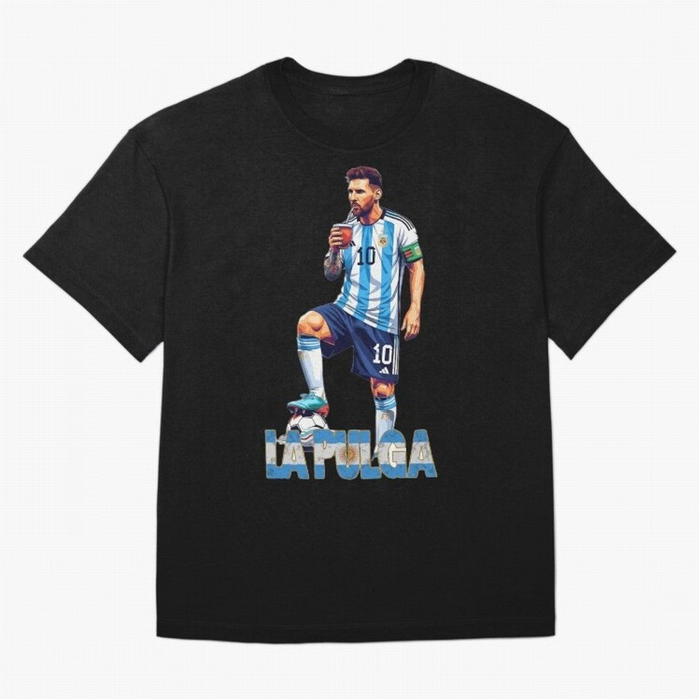 Messi Pop Art Portrait Classic T-Shirt Bring Home FIFA World Cup 2026 for Fans of Messi and Portugal, Bringing Worldwide Fan Energy, Dramatic Goals, Stadium Lights and Championship Celebrations; Ideal for Football Dads, Football Moms, Friends,