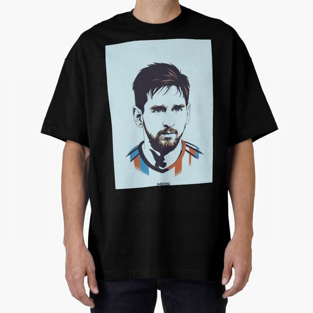 Messi Pop Art Portrait Classic T-Shirt Share FIFA World Cup 2026 Spirit, Inspired by Argentina and Brazil, Messi and Cristiano Ronaldo, Goal Celebration Energy, Supporter Heritage, Football Icons and Worldwide Tournament Joy; Built for Supporters